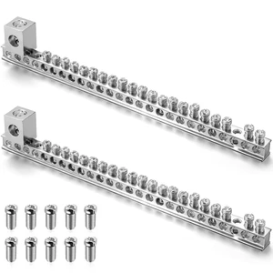 2-Set Ground Bar Kit with 21 Terminal Positions & Ground Lug 2-Set Ground Bar Kit with 21 Terminal Positions & Ground Lug