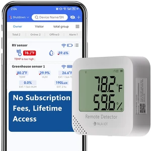WiFi Temperature & Humidity Sensor Data Logger, No Subscription WiFi Temperature & Humidity Sensor Data Logger, No Subscription
