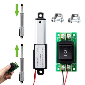 12V Micro Electric Linear Actuator with Controller, 2" Stroke 12V Micro Electric Linear Actuator with Controller, 2" Stroke