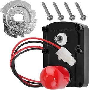 Water Softener Motor & Cam Gears Kit for 1" High Flow Systems, Replacement with Screws Water Softener Motor & Cam Gears Kit for 1" High Flow Systems, Replacement with Screws