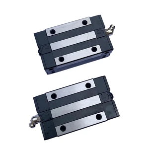2-Pack HGH20CA 20mm Linear Slider Bearing Blocks for HGR20 Guide Rail, CNC