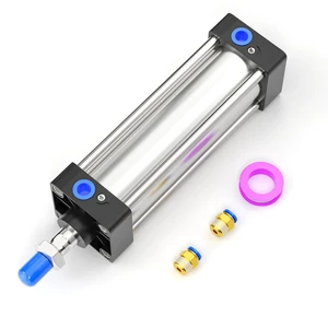 50mm Bore 100mm Stroke Double Acting Pneumatic Air Cylinder (SC 50x100) 50mm Bore 100mm Stroke Double Acting Pneumatic Air Cylinder (SC 50x100)