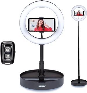 10.5" Bi-Color LED Ring Light Kit with Telescopic Stand 10.5" Bi-Color LED Ring Light Kit with Telescopic Stand