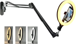 11" Wall Mount Ring Light with Phone Holder, Compatible with iPhone 11" Wall Mount Ring Light with Phone Holder, Compatible with iPhone