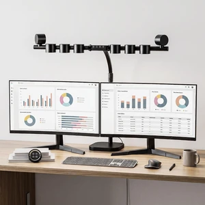 24W Gooseneck Tree Desk Lamp with 8 Light Heads & Remote, Eye-Care Dimmable for Reading & Drafting 24W Gooseneck Tree Desk Lamp with 8 Light Heads & Remote, Eye-Care Dimmable for Reading & Drafting
