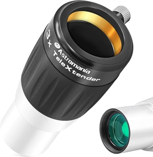 3X 1.25" Barlow Lens, 4-Element FMC TeleExtender for Telescope 3X 1.25" Barlow Lens, 4-Element FMC TeleExtender for Telescope