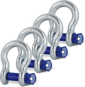 4-Pack 3/4" D-Ring Shackles with 7/8" Screw Pin 4-Pack 3/4" D-Ring Shackles with 7/8" Screw Pin
