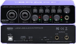 USB Audio Interface with XLR/48V Phantom Power, 32-Bit/192kHz for Guitar, Vocal & Podcast (U202P) USB Audio Interface with XLR/48V Phantom Power, 32-Bit/192kHz for Guitar, Vocal & Podcast (U202P)