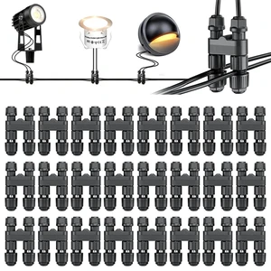 24-Pack Waterproof Low Voltage Wire Connectors, Fastlock 2 for 12-18 Gauge Landscape Lighting 24-Pack Waterproof Low Voltage Wire Connectors, Fastlock 2 for 12-18 Gauge Landscape Lighting