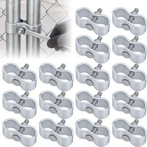 16-Set Dog Kennel Panel Clamps, 1-3/8" Chain Link Fence 16-Set Dog Kennel Panel Clamps, 1-3/8" Chain Link Fence