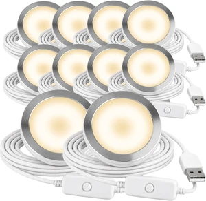 10-Pack LED Lamp Kit 001 for 3D Printing, 3000K Warm Light 10-Pack LED Lamp Kit 001 for 3D Printing, 3000K Warm Light