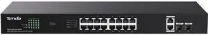 20 Port Gigabit PoE Switch | Rackmount PoE Ethernet Switch | 16*PoE+ Port & 2*Gigabit Uplink & 2*SFP Slot | Up to 150W | Smart Power Management | One-Key VLAN / Priority / Extend Mode (TEG1120P) 20 Port Gigabit PoE Switch | Rackmount PoE Ethernet Switch | 16*PoE+ Port & 2*Gigabit Uplink & 2*SFP Slot | Up to 150W | Smart Power Management | One-Key VLAN / Priority / Extend Mode (TEG1120P)