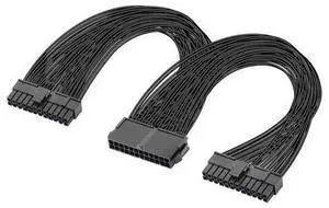 GELRHONR PSU Power Supply 24-pin ATX Motherboard Splitter Cable,24pin(20+4) for Dual ATX Motherboard Extension Cable PSU Female to Male Y Adapter Cable -1Ft GELRHONR PSU Power Supply 24-pin ATX Motherboard Splitter Cable,24pin(20+4) for Dual ATX Motherboard Extension Cable PSU Female to Male Y Adapter Cable -1Ft