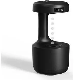Portable Humidifier, Anti Gravity Air Humidifier with Water Dropletmall Black Portable Humidifier, Anti Gravity Air Humidifier with Water Dropletmall Black