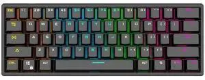 1PC Keyboard USB K33 Mini Wired 61-Key ABS Keycaps Gaming Mechanical Keyboard USB Laptop/Desktop Compatible English Version 1PC Keyboard USB K33 Mini Wired 61-Key ABS Keycaps Gaming Mechanical Keyboard USB Laptop/Desktop Compatible English Version