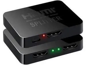 4Kx2K@30Hz 1 in 2 Out HDMI Splitter - Ultra HD 4K 1x2 V. 1.4 HDCP, Power HDMI Supports 3D Full HD 1080P for Xbox, PS4 PS3 Fire Stick Blu Ray Apple TV HDTV 4Kx2K@30Hz 1 in 2 Out HDMI Splitter - Ultra HD 4K 1x2 V. 1.4 HDCP, Power HDMI Supports 3D Full HD 1080P for Xbox, PS4 PS3 Fire Stick Blu Ray Apple TV HDTV