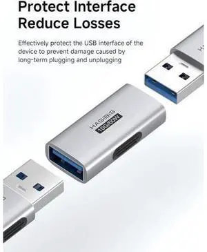 USB 3.2 Adapter 2 Pack, USB A Female to Female Connector OTG Adapter 10Gbps 60W Cable Extender for Laptops Charger PC Car Mouse Keyboard USB 3.2 Adapter 2 Pack, USB A Female to Female Connector OTG Adapter 10Gbps 60W Cable Extender for Laptops Charger PC Car Mouse Keyboard