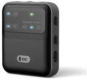 Bluetooth 5.4 Audio Receiver Transmitter ENC Wireless Broadcast 3.5mm Audio Adapter One with Multiple Audio System for Streaming Bluetooth 5.4 Audio Receiver Transmitter ENC Wireless Broadcast 3.5mm Audio Adapter One with Multiple Audio System for Streaming