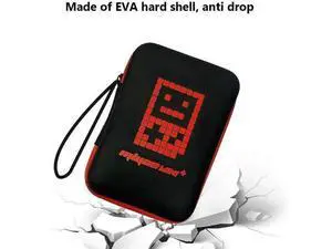 EVA Carrying Case Waterproof Multifunctional Game Console Pouch Case Wear-resistant With Lanyard Lightweight for Miyoo Mini Plus EVA Carrying Case Waterproof Multifunctional Game Console Pouch Case Wear-resistant With Lanyard Lightweight for Miyoo Mini Plus