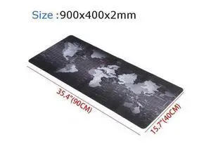 World Map Large Extended Gaming Mouse Pad Mat with Stitched Edges, Waterproof, Thick 2mm, Wide & Long Mousepad 35.5x15.8x0.08" World Map Large Extended Gaming Mouse Pad Mat with Stitched Edges, Waterproof, Thick 2mm, Wide & Long Mousepad 35.5x15.8x0.08"
