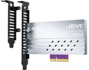 PCIe 5.0 4X to M.2 NVMe Adapter Card - Aluminum Heatsink for Gen5 SSDs, 128Gbps PCIe 5.0 X4/ X8/ X16 Slot PCIe 5.0 4X to M.2 NVMe Adapter Card - Aluminum Heatsink for Gen5 SSDs, 128Gbps PCIe 5.0 X4/ X8/ X16 Slot