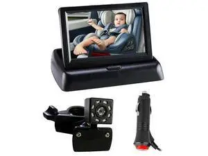 4.3 Inch HD Safety Car Seat Mirror Camera Waterproof Baby Car Mirror 150 Wide View 8LED IR Night Vision Headrest Monitor Display 4.3 Inch HD Safety Car Seat Mirror Camera Waterproof Baby Car Mirror 150 Wide View 8LED IR Night Vision Headrest Monitor Display