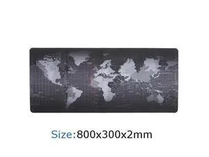 Gaming Mouse Pad Extended Mouse Map Mat(World Map L 31.50 in * W 11.81 in,2mm),Nonslip Base,Thick,Comfy,Waterproof and Foldable Mat for Desktop,Computer,Laptop,Keyboard,Consoles, Black Gaming Mouse Pad Extended Mouse Map Mat(World Map L 31.50 in * W 11.81 in,2mm),Nonslip Base,Thick,Comfy,Waterproof and Foldable Mat for Desktop,Computer,Laptop,Keyboard,Consoles, Black