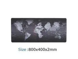 Gaming Mouse Pad Extended Mouse Map Mat(World Map L 31.50 in * W 15.75 in,2mm),Nonslip Base, Thick, Comfy, Waterproof and Foldable Mat for Desktop,Computer,Laptop,Keyboard,Consoles,Black Gaming Mouse Pad Extended Mouse Map Mat(World Map L 31.50 in * W 15.75 in,2mm),Nonslip Base, Thick, Comfy, Waterproof and Foldable Mat for Desktop,Computer,Laptop,Keyboard,Consoles,Black