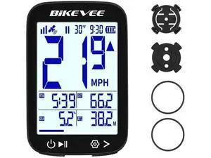 Bike Speedometer GPS Wireless Cycling Computer Auto Start/Stop, Auto Backlight, Waterproof Bicycle Odometer MPH KM/H, 2.4" LCD Display Black Bike Speedometer GPS Wireless Cycling Computer Auto Start/Stop, Auto Backlight, Waterproof Bicycle Odometer MPH KM/H, 2.4" LCD Display Black