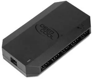FH-10 10 Ports Fan HUB Splitter 3Pin/4Pin PWM Extension Adapter for PC FH-10 10 Ports Fan HUB Splitter 3Pin/4Pin PWM Extension Adapter for PC