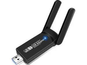 USB WiFi Bluetooth Adapter, 1300Mbps Dual Band 2.4/5Ghz Wireless Network External Receiver, Mini WiFi Dongle for PC/Laptop/Desktop USB WiFi Bluetooth Adapter, 1300Mbps Dual Band 2.4/5Ghz Wireless Network External Receiver, Mini WiFi Dongle for PC/Laptop/Desktop