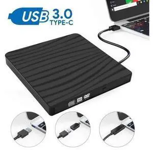 BT689 External USB 3.0 Type-C CD DVD Drive, Portable DVD/CD ROM +/-RW Drive Burner Rewriter for Windows 10 Laptop Desktop PC, MacBook Pro/ Air, iMac BT689 External USB 3.0 Type-C CD DVD Drive, Portable DVD/CD ROM +/-RW Drive Burner Rewriter for Windows 10 Laptop Desktop PC, MacBook Pro/ Air, iMac