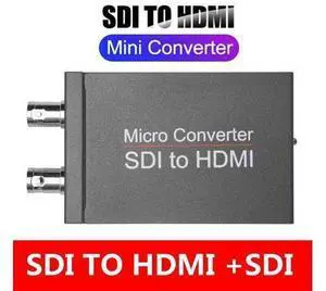 1080P SDI to HDMI Adapter Converter for CCTV SD HD and 3G SDI Signals to HDMI Adapter Female BNC to HDMI SDI Signals Display on HDMI 1080P SDI to HDMI Adapter Converter for CCTV SD HD and 3G SDI Signals to HDMI Adapter Female BNC to HDMI SDI Signals Display on HDMI