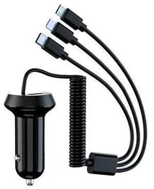USB C Car Charger Plug and Cable Fast Car Charger USB Adapter USB C Car Charger Plug and Cable Fast Car Charger USB Adapter
