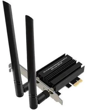 3000 Mbps 6E PCIe Wireless Network Card 2.4G 5.8G 6g Tri-Band BT 5.2 802.11AX Adapter Card Adapter 3000 Mbps 6E PCIe Wireless Network Card 2.4G 5.8G 6g Tri-Band BT 5.2 802.11AX Adapter Card Adapter