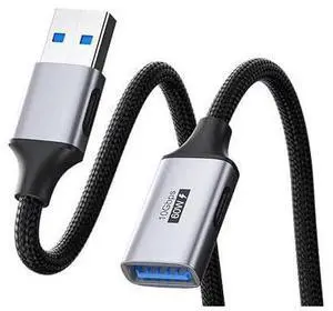 USB Extension Cable, USB Extender, Braided 10Gbps USB 3.2 Type A Male to Female Cord, for Fit Webcam, Keyboard, Mouse, PlayStation, Xbox, Flash Drive, Printer, Camera(3.3FT) USB Extension Cable, USB Extender, Braided 10Gbps USB 3.2 Type A Male to Female Cord, for Fit Webcam, Keyboard, Mouse, PlayStation, Xbox, Flash Drive, Printer, Camera(3.3FT)