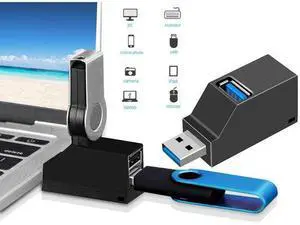 XJYLCPC 3 Port Small USB Hub Portable Fast High Speed Bus Powered Data USB Hub Transfer for PC Laptop Mobile Phone High Speed U Disk Reader XJYLCPC 3 Port Small USB Hub Portable Fast High Speed Bus Powered Data USB Hub Transfer for PC Laptop Mobile Phone High Speed U Disk Reader