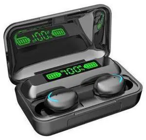 Bluetooth Headset V5.1 Wireless Headset with Battery Display Charging Case Bluetooth Headset V5.1 Wireless Headset with Battery Display Charging Case