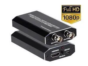 HDMI to AHD Converter Adapter, with AHD Loopout 500M Repeater, HDMI to BNC Converter Adapter Support 720P/1080P@30Hz for AHD DVR NVR Video Recorder HDMI to AHD Converter Adapter, with AHD Loopout 500M Repeater, HDMI to BNC Converter Adapter Support 720P/1080P@30Hz for AHD DVR NVR Video Recorder