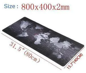 Extended Gaming Mouse Pad-31.5"x15.7"x0.08"(80cm*40cm)Dimension-Portable with Extended Large Size -Non-slip Rubber Base - Special Treated Textured Weave with Precision Control (worldmap) Extended Gaming Mouse Pad-31.5"x15.7"x0.08"(80cm*40cm)Dimension-Portable with Extended Large Size -Non-slip Rubber Base - Special Treated Textured Weave with Precision Control (worldmap)