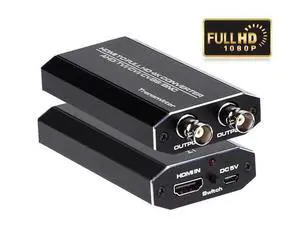 HDMI to Dual AHD Converter Adapter, with AHD Loopout 500M Repeater, HDMI to AHD Video Adapter for AHD DVR NVR Video Recorder HDMI to Dual AHD Converter Adapter, with AHD Loopout 500M Repeater, HDMI to AHD Video Adapter for AHD DVR NVR Video Recorder