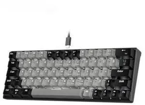 Mechanical Keyboard 64 Keys RGB LED Backlit Wired Gaming Keyboard Mechanical Keyboard 64 Keys RGB LED Backlit Wired Gaming Keyboard