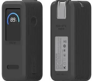 Silicone Case for Anker Prime Power Bank 9,600mAh 65W Raised Edges Design for AC Plug Integrated Dust Plug Precise Opening Compatible with Anker 65W Prime Power Bank Protective Case (Black) Silicone Case for Anker Prime Power Bank 9,600mAh 65W Raised Edges Design for AC Plug Integrated Dust Plug Precise Opening Compatible with Anker 65W Prime Power Bank Protective Case (Black)