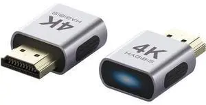 Hagibis 4K HDMI Dummy Plug EDID Emulator Plug Headless Ghost Display Adapter Virtual Display Emulator 4K@60Hz 2K@60Hz 1080P@120Hz for PC VR Headsets Monitor (AH10 Hagibis 4K HDMI Dummy Plug EDID Emulator Plug Headless Ghost Display Adapter Virtual Display Emulator 4K@60Hz 2K@60Hz 1080P@120Hz for PC VR Headsets Monitor (AH10