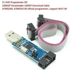 Programador oficial USBASP USBISP AVR, ISP, USB, ASP, ATMEGA8, ATMEGA128, compatible con Win7 64 Programador oficial USBASP USBISP AVR, ISP, USB, ASP, ATMEGA8, ATMEGA128, compatible con Win7 64