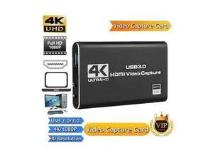 4K Video Capture Card USB 3 0 for HDMI-compatible Computer Laptop Recorder (OZC3) 4K Video Capture Card USB 3 0 for HDMI-compatible Computer Laptop Recorder (OZC3)