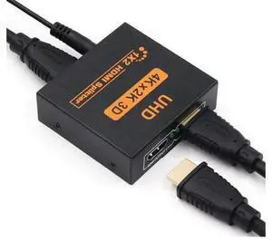HDMI Splitter 1 in 2 Out -4K Hdmi Splitter 1x2 Ports v1.4 Powered 4K/2K Full Ultra HD 1080p US Adapter 3D Support HDMI Splitter 1 in 2 Out -4K Hdmi Splitter 1x2 Ports v1.4 Powered 4K/2K Full Ultra HD 1080p US Adapter 3D Support