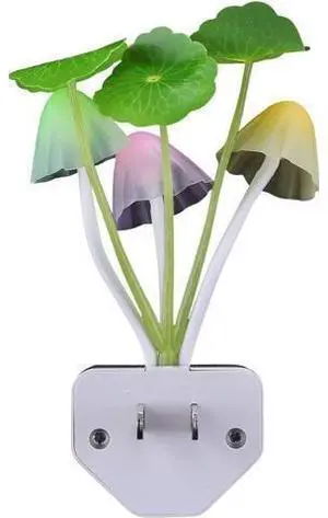Sensor Led Night Light, Color Changing Plug-in LED Mushroom Dream Bed Lamp Sensor Led Night Light, Color Changing Plug-in LED Mushroom Dream Bed Lamp