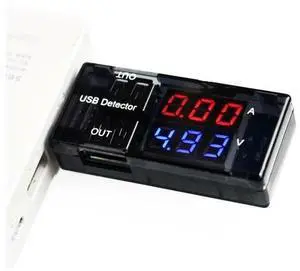 1PCS USB Current Voltage Tester USB Voltage Ammeter USB Detector Double Row Shows 1PCS USB Current Voltage Tester USB Voltage Ammeter USB Detector Double Row Shows