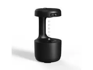 Portable Humidifier, Anti Gravity Air Humidifier with Water Dropletmall Black Portable Humidifier, Anti Gravity Air Humidifier with Water Dropletmall Black